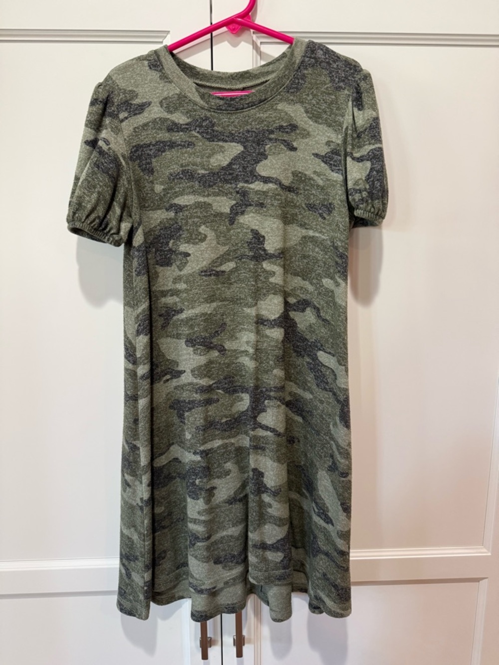 GAP Kids Olive Green Camo Knit Top